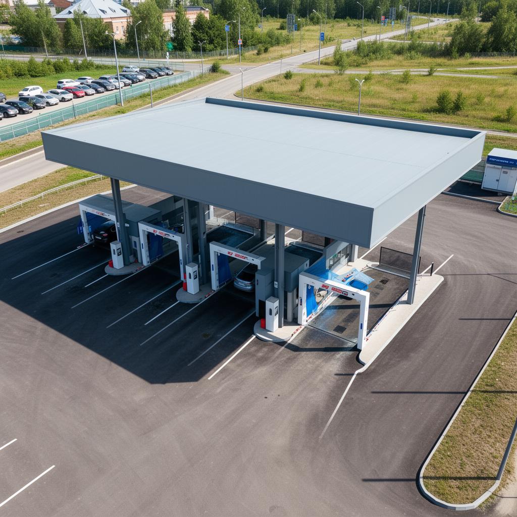 Современная автомойка в Санкт-Петербурге